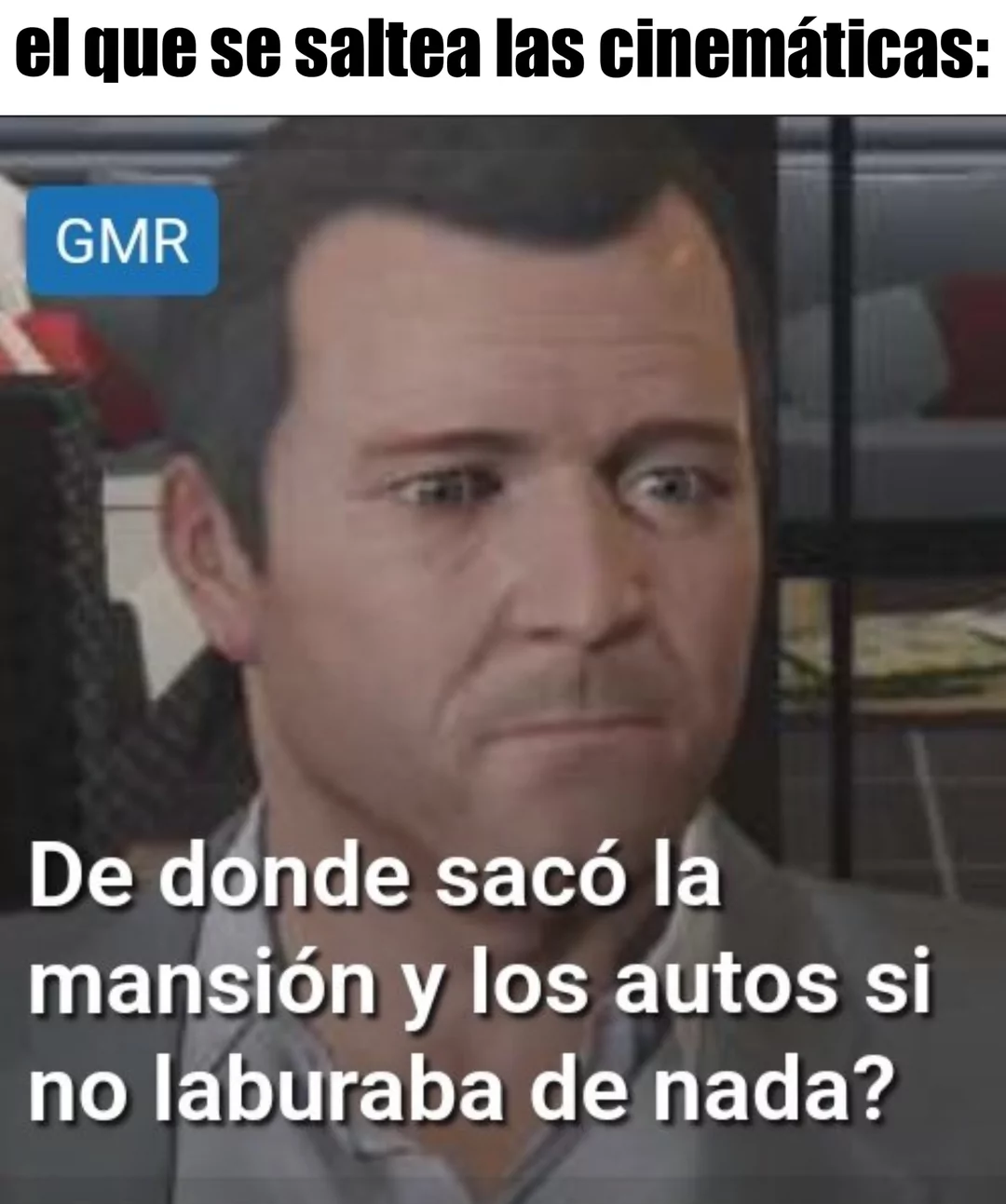 Mi compa que se saltea las cinematicas
